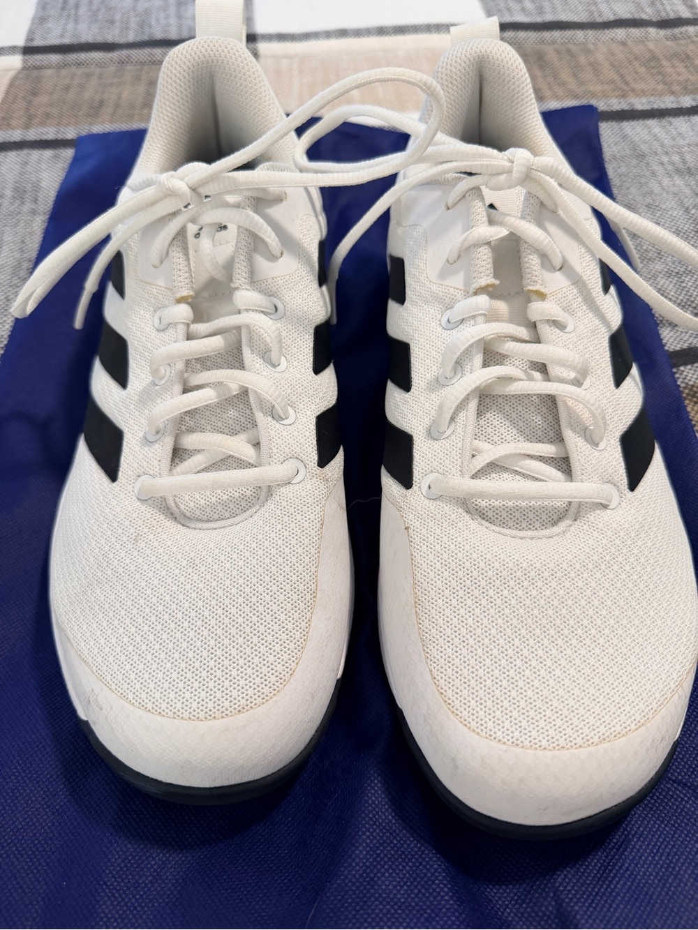 adidas White and Black Men's Casual Sneakers